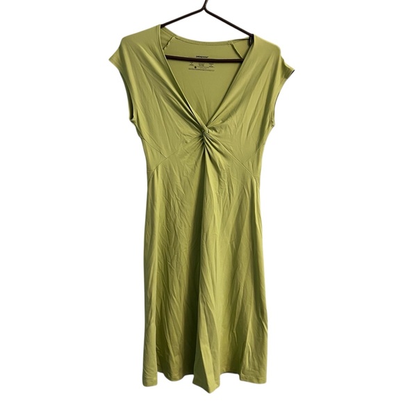 Patagonia Bandha Dress Size Medium Colour Endive - Picture 2 of 8